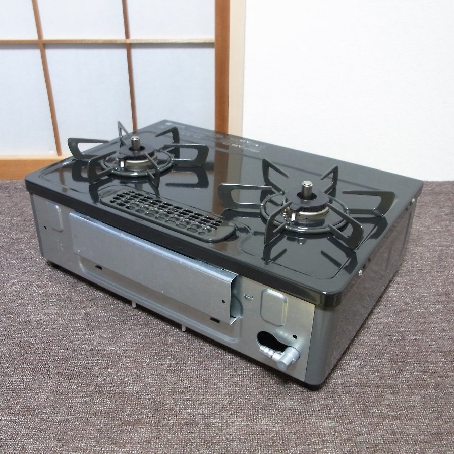 2019年製□リンナイ ガスコンロ 都市ガス用 KGK34BKL (RT34NJH) Rinnai