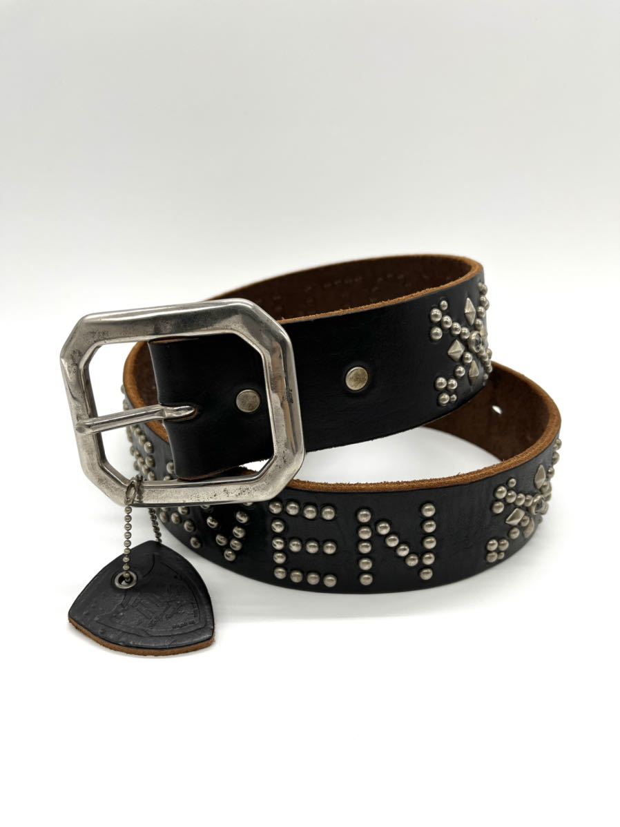 HTC×ANOTHERHEAVENレザースタッズベルト 黒 30サイズ www.mshperu.org