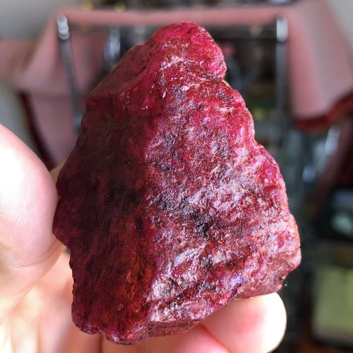 アフリカ産 天然サファイア コランダム 626ct 鉱物 原石 証明書付