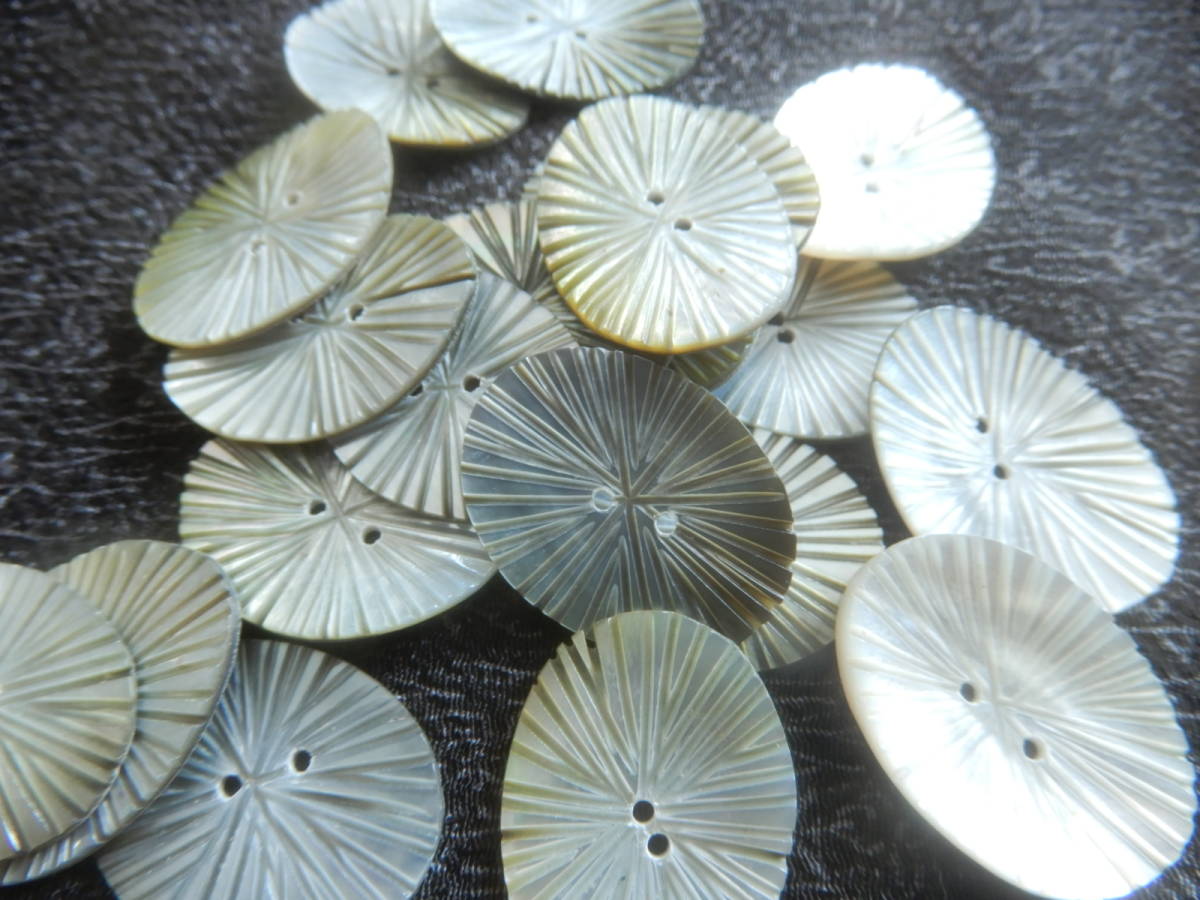 < silver. axe > goods with special circumstances * unused natural . skill button 20 piece together * approximately 20×26mm* hole failure goods * handmade .* free shipping * button 