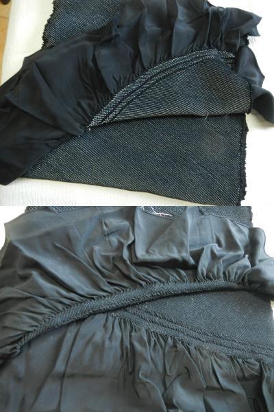 < silver. axe > silk * total aperture stop .* waist band *.. thread equipped * black color * unused goods *.. obi * for man obi * man obi 