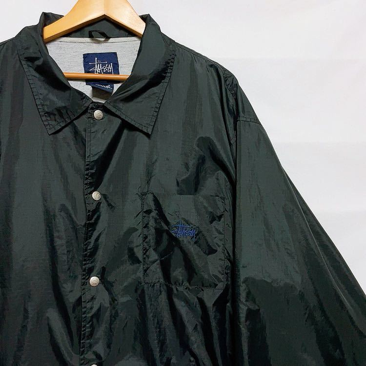 90s old stussy ステューシー リップストップ コーチジャケット