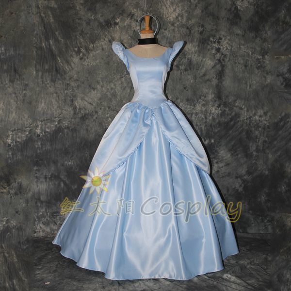 xd063ディズニー Cinderella シンデレラ プリンセス ワンピース ドレス ハロウィン イベント仮装 コスプレ衣装