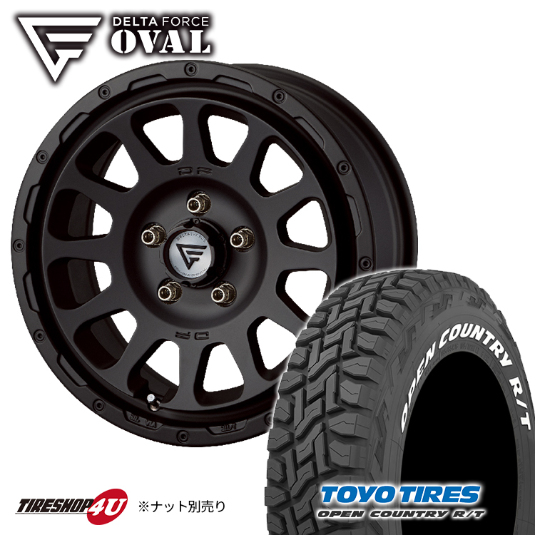人気沸騰ブラドン 4本セット DELTA FORCE OVAL オーバル 16x7.0J 5
