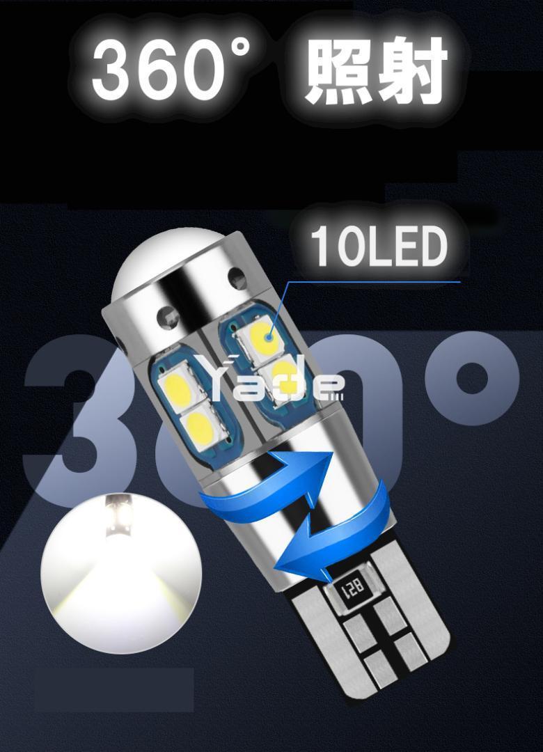 T10 T16 【2個セット】爆光 LED ホワイト ポジション ナンバー ルームランプ シェア 予備 アルミヒートシンク 高品位 高光度 お徳 新品_画像2