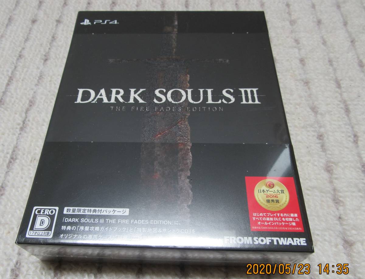 新品・未使用　DARK SOULSⅢ　THE　FIRE FADES　EDITION　ダークソウルⅢ_画像1