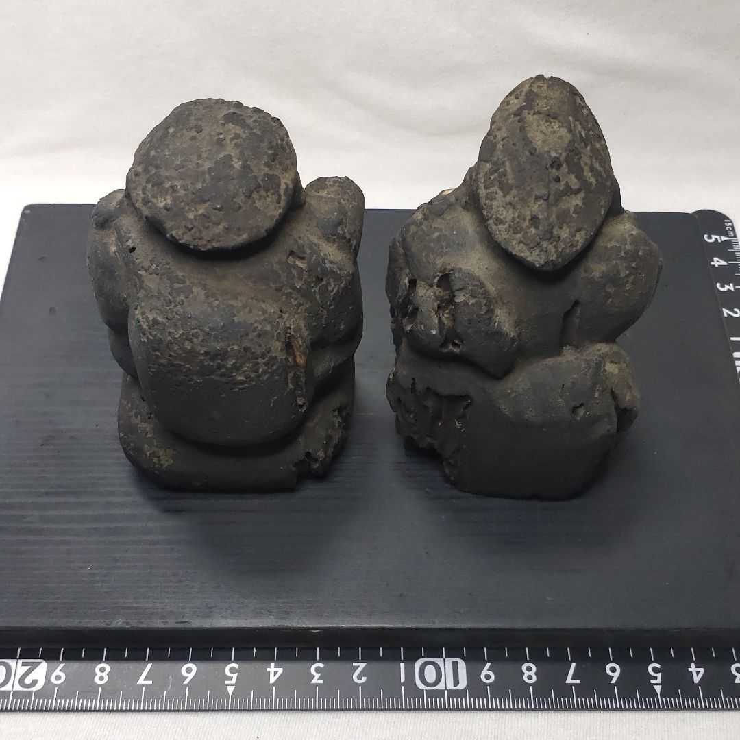 恵比寿様+大黒様 古美術品 桐箱収納 江戸時代 コレクター放出 旧家