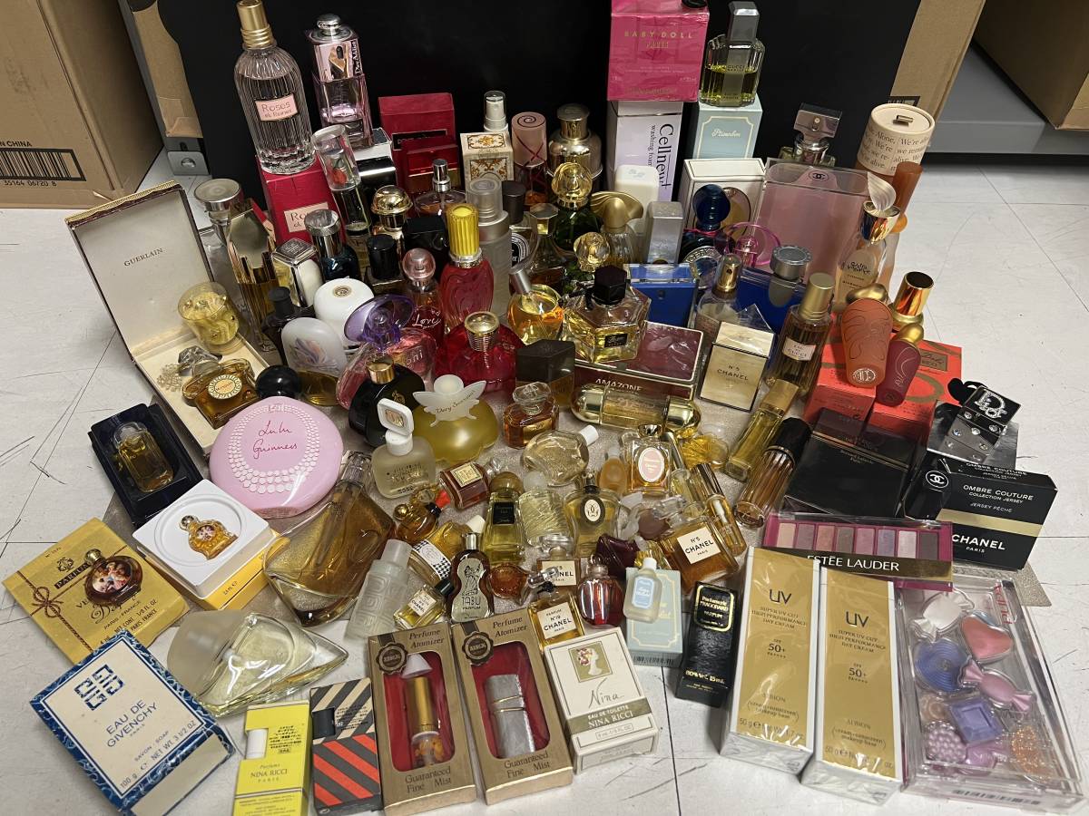 ☆香水 化粧品まとめ☆CHANEL GUCCI NinaRicci GIVENCHY DIOR YSL