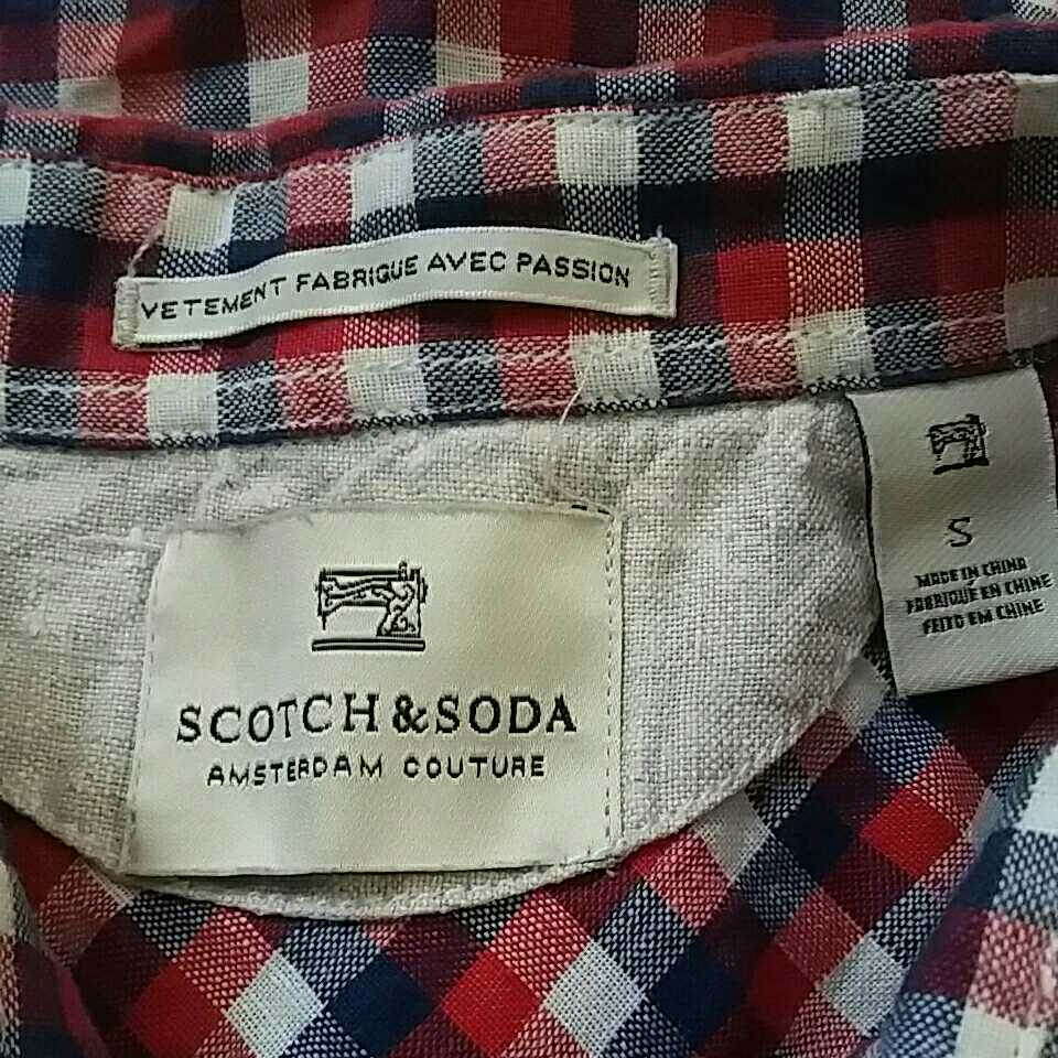 SCOTCH＆SODA 半袖シャツ　S_画像3