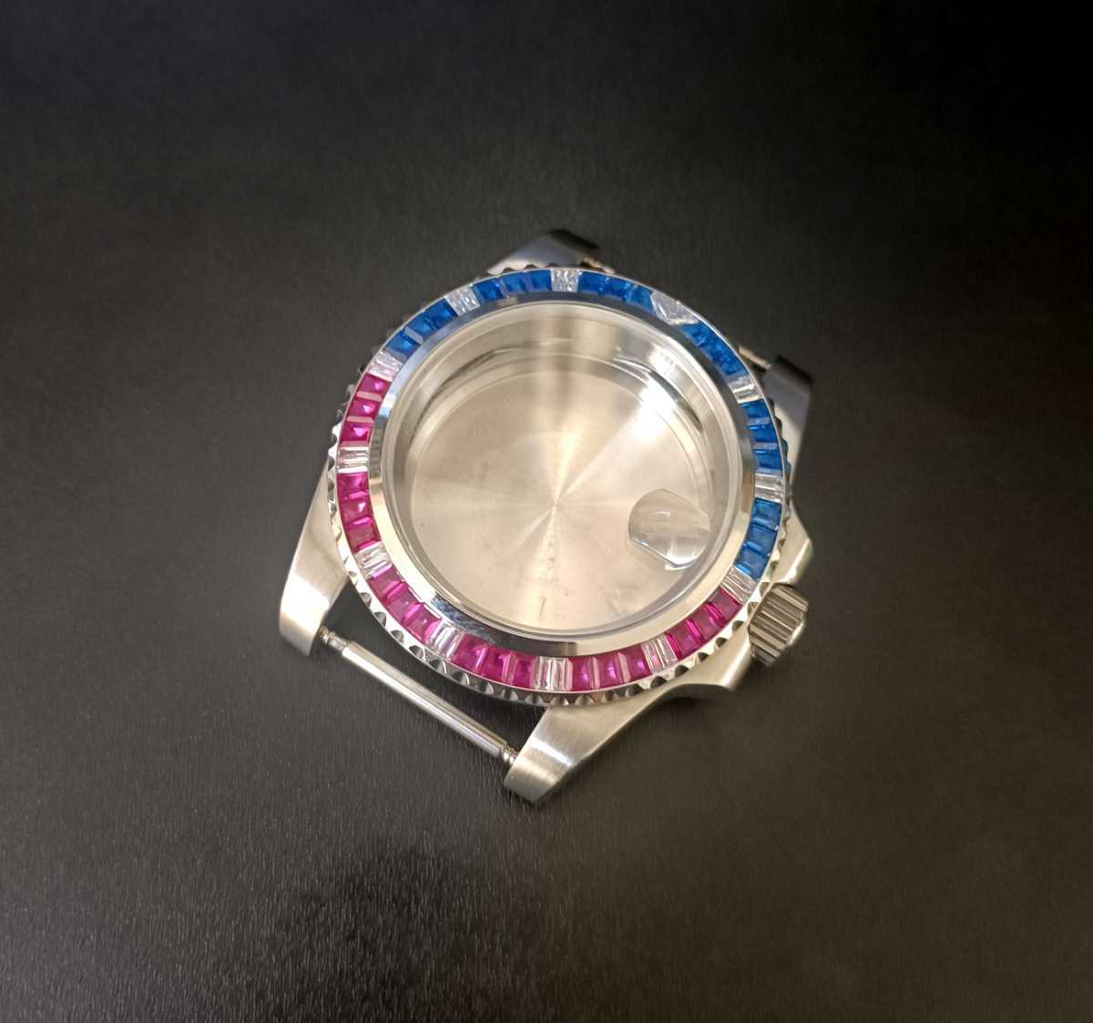 あなたにおすすめの商品 ブルー/レッド ケース 社外品 腕時計