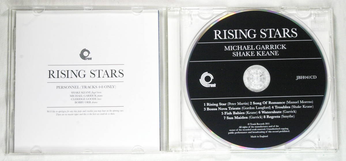 Michael Garrick / Shake Keane ”Rising Stars” 60's UKジャズ 輸入盤中古CD_画像2