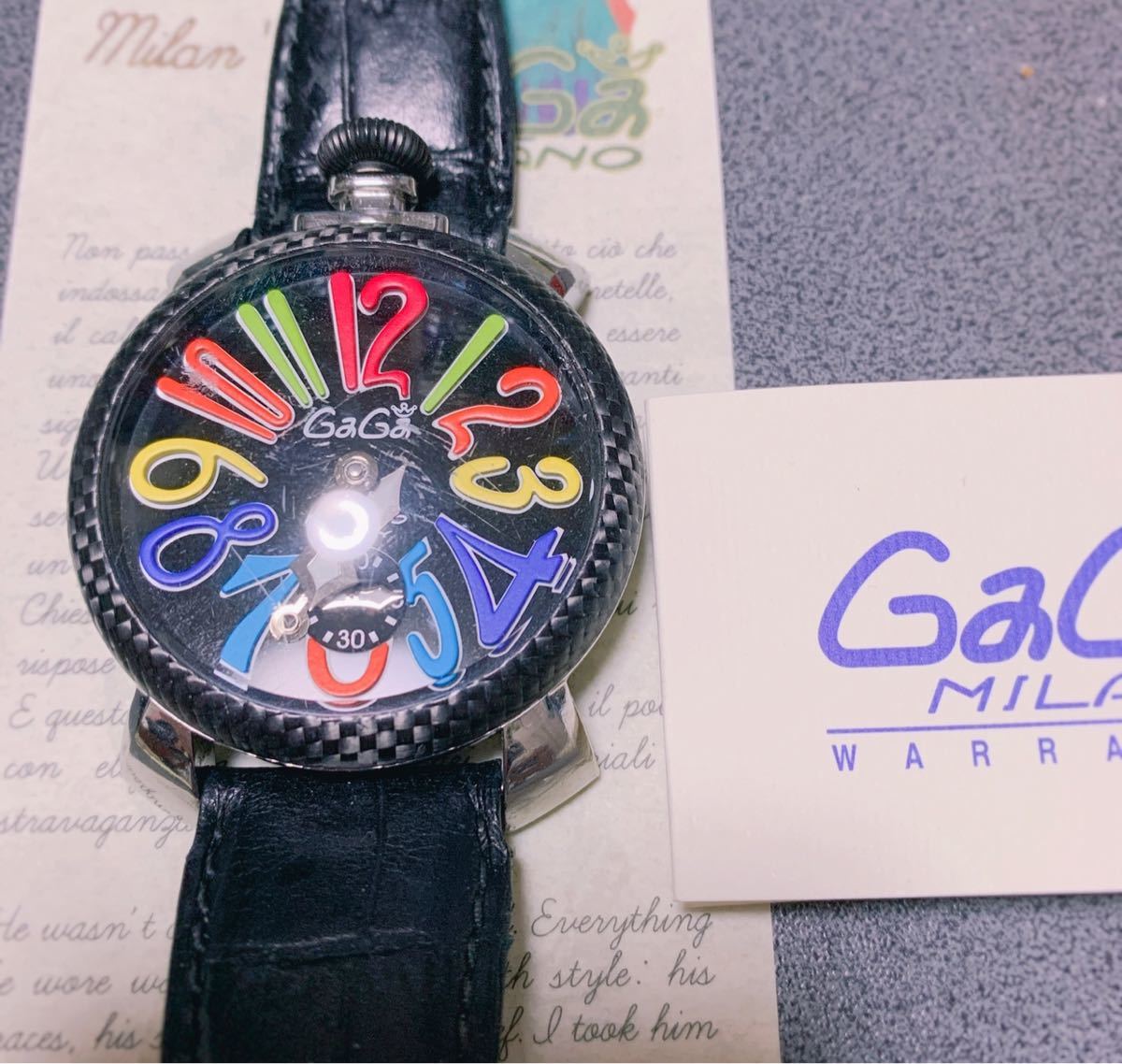 GaGa MILANO マヌアーレ48MM 腕時計、アクセサリー メンズ腕時計