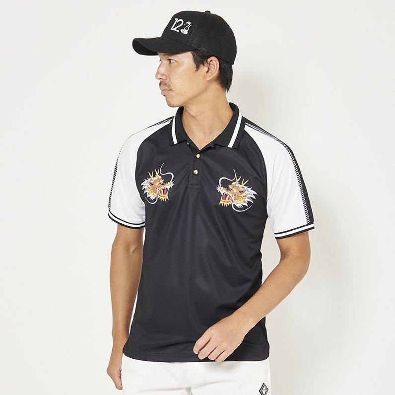 v12 21 SKA POLO ポロシャツ メンズ ゴルフウェア 完売品 Mサイズ