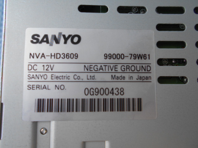  Sanyo NVA-HD3609 навигация 