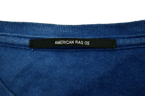 Y-4710★送料無料★美品★AMERICAN RAG CIE アメリカンラグシー★レア貴重 ブルー青色 タイダイ 絞り染め 半袖 T-シャツ 2 _画像3