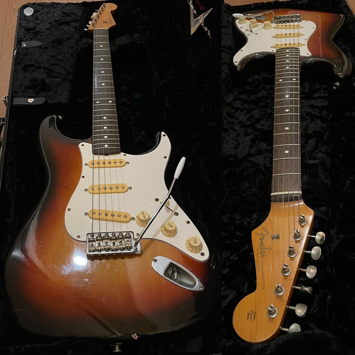 【 Eシリアル】Fender Japan Stratocaster ST62 Japan Vintage ストラトキャスター ジャパンビンテージ 杢ネック_こちらのハードケースは付属しません