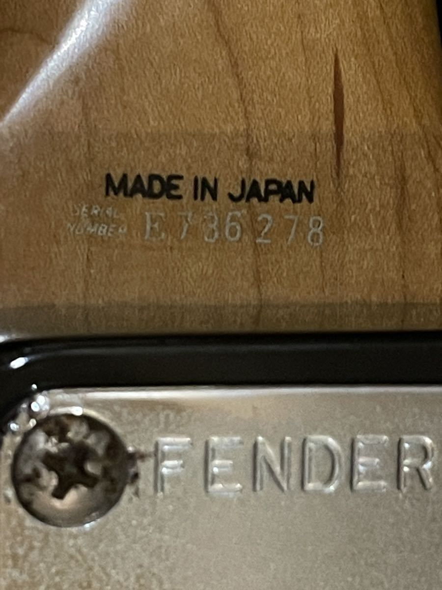 【 Eシリアル】Fender Japan Stratocaster ST62 Japan Vintage ストラトキャスター ジャパンビンテージ 杢ネック_画像7
