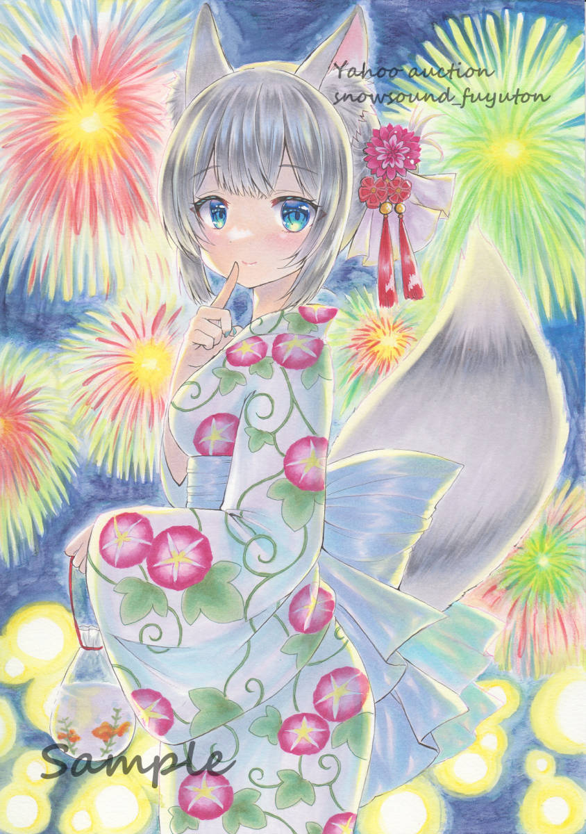 かんたんラ 手描き イラスト 原画の通販 by ミミ☆プロフ、説明、必読☆'s shop｜ラクマ インテリア