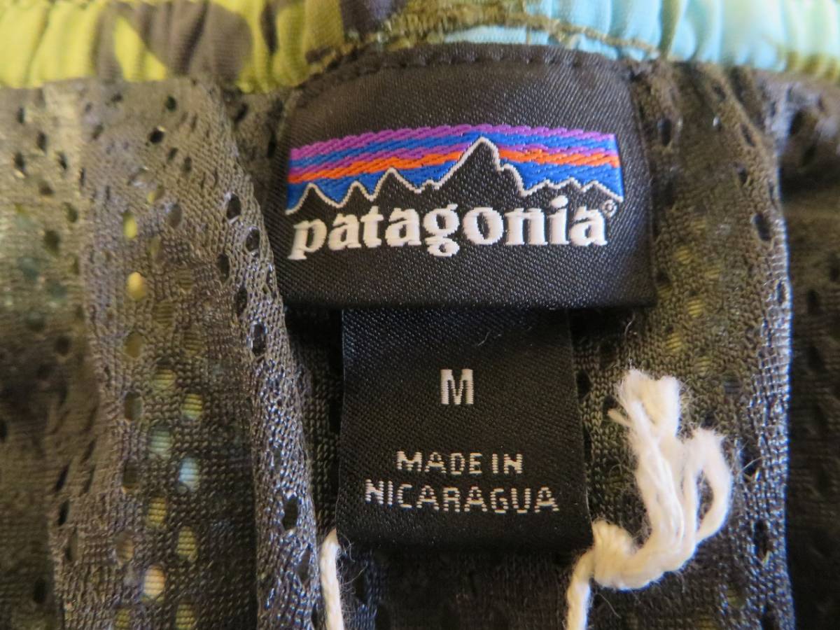 全国送料無料 PATAGONIA パタゴニア バギーズ ロング 7インチ BAGGIES LONGS-7 IN MPAG MANGROVE TIKI:PALO GREEN 58034 新品未使用 即決