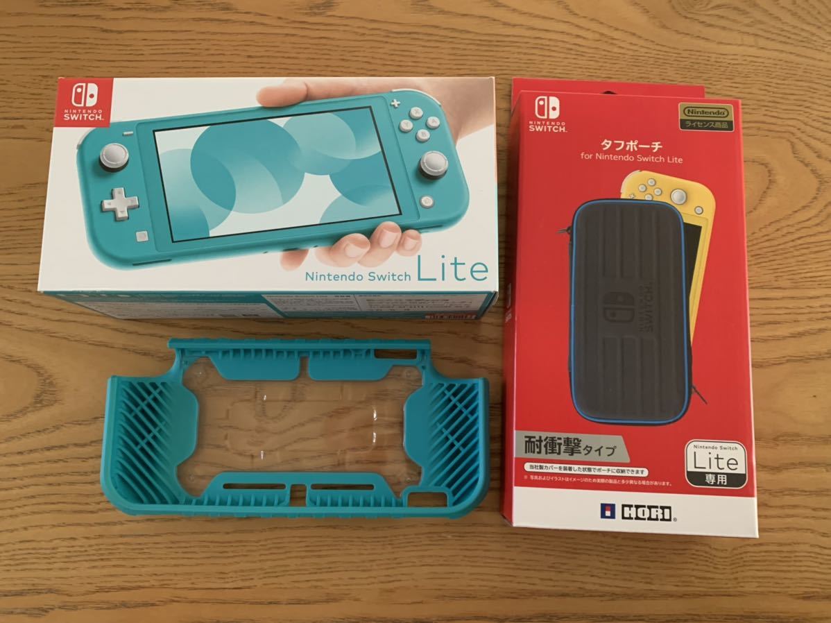 Nintendo Switch Lite カバー ケース付き ターコイズ ニンテンドースイッチ 中古 任天堂 本体 【SALE／98%OFF】 Lite
