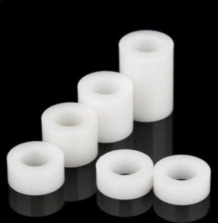  nylon made plastic washer! circle hole spacer M4x7x7mm* height 7mm.!1 piece 12 jpy!