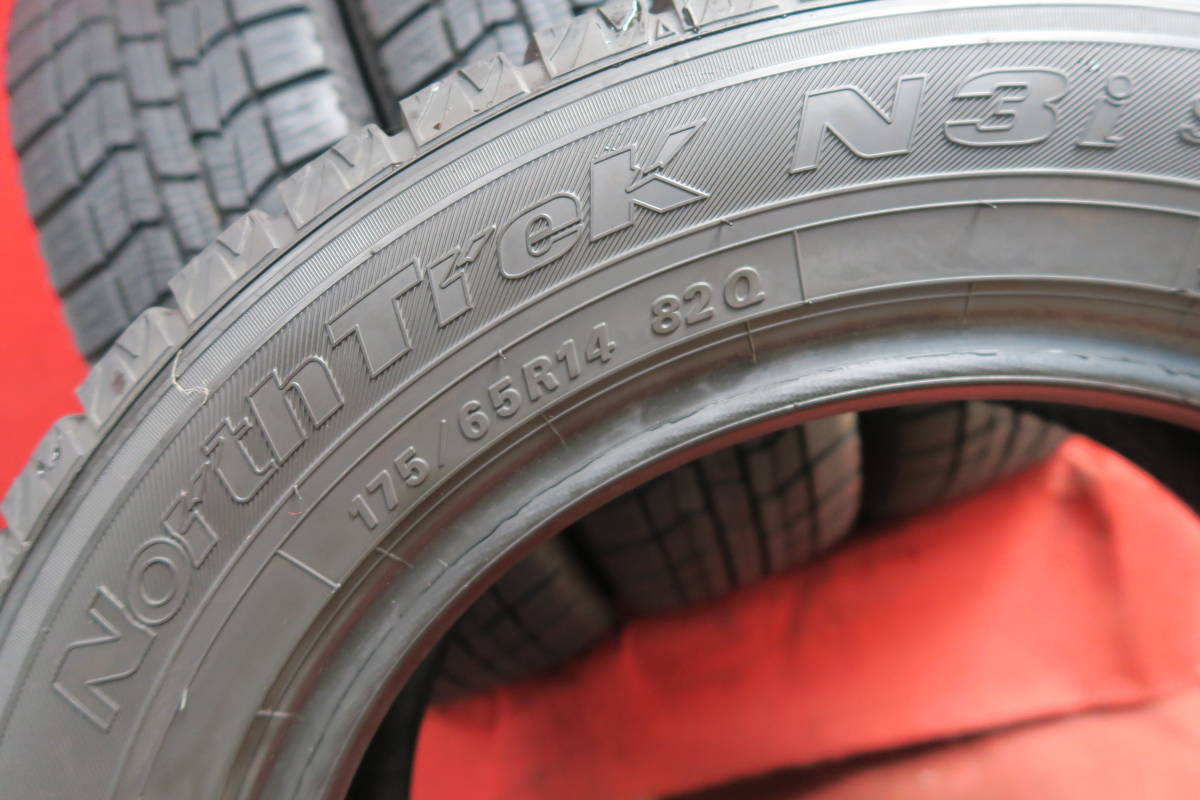 売切り ★ スタッドレス タイヤ 4本 * 175/65R14 NORTHTREK N3i * B506_画像9