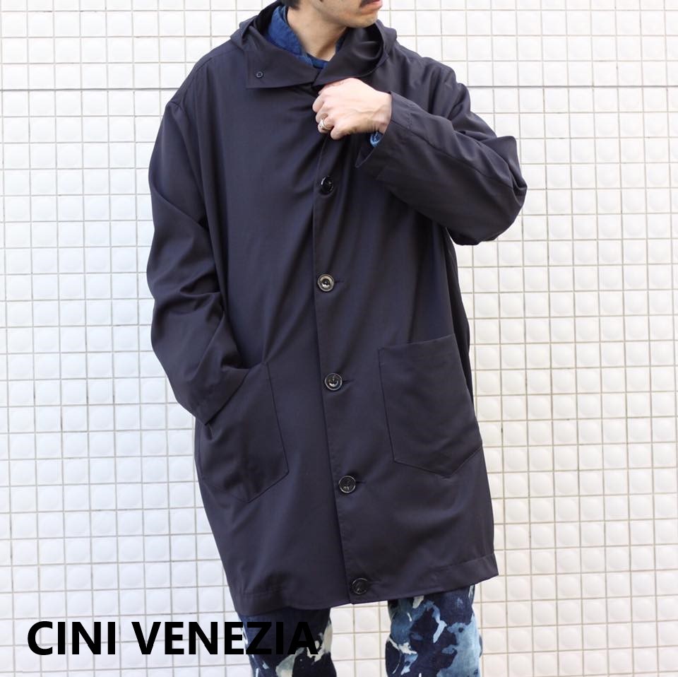CINI VENEZIA 20SS オーバーサイズコート ネイビー チニーベネチア www