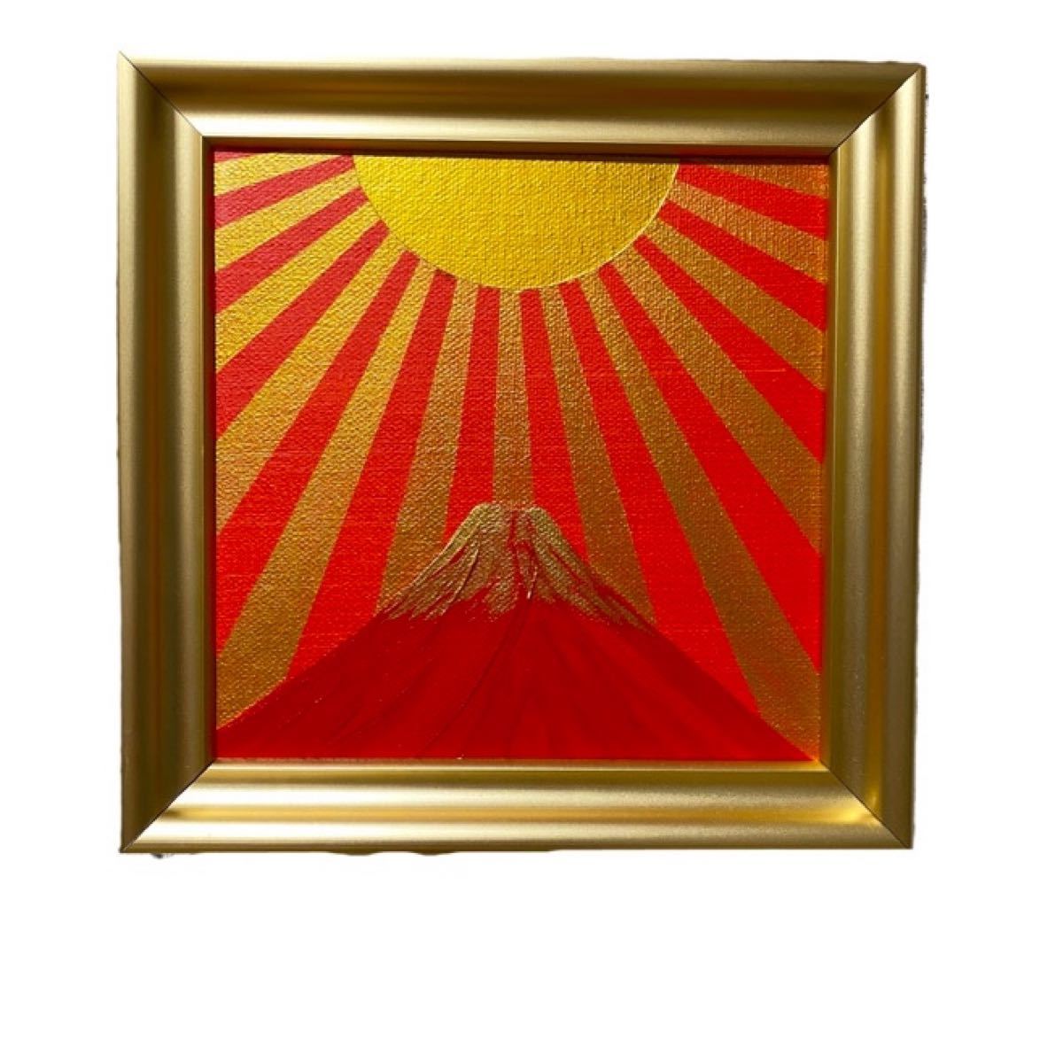 ■開運パワーアート■ 赤富士