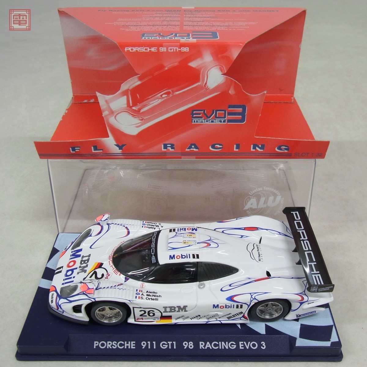 フライ 1/32 スロットカー ポルシェ 911 GT1 98 レーシング EVO 3 #26 ル・マン FLY Porsche RACING EVO3 【10_画像1