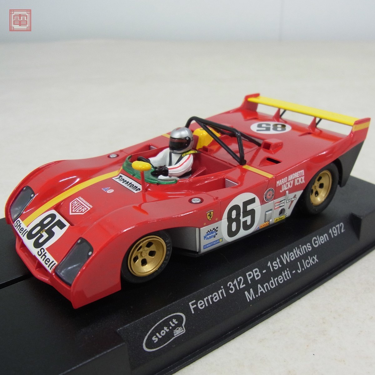 スロットイット 1/32 スロットカー フェラーリ 312PB 1st Watkins Glen 1972 #85 Slot.it Ferrari【10_画像3