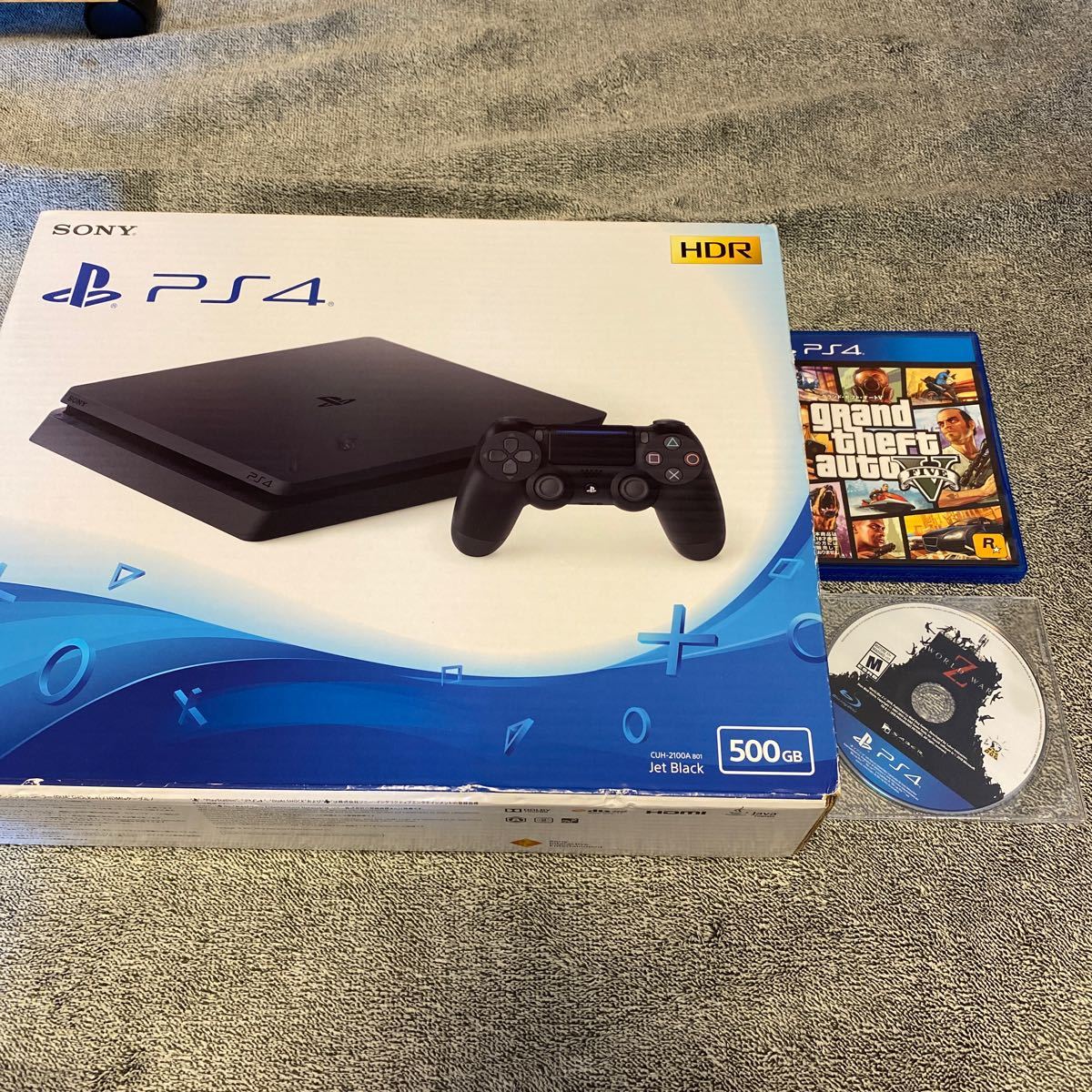 PS4本体500GB(CUH-2100A B01)ジェット・ブラック+ソフト2つ|Yahoo