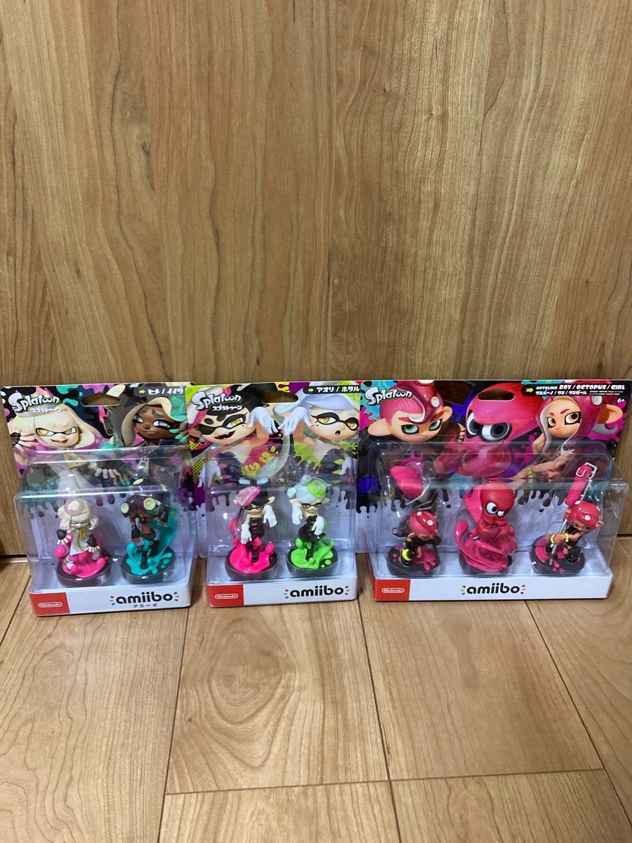 スプラトゥーンamiibo トリプルセット　テンタクルズセット　シオカラーズセット