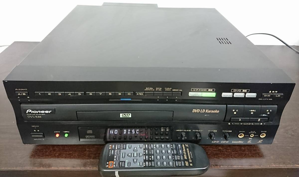 Pioneer パイオニア カラオケ DVD LDプレーヤー DVL-K88 - www