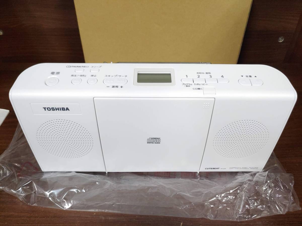 未使用　TOSHIBA　東芝　CDラジオ　TY-C24　2017年製_画像2