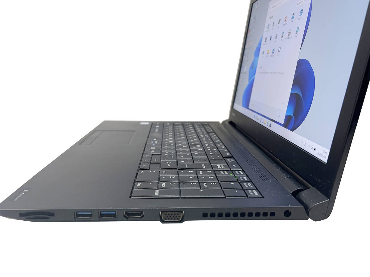 驚速 i5-6200U 2.3GHz x4/8GB■新SSD240GB 15.6インチノートPC Win11/Office2021Pro/USB3.0/HDMI/1920x1080■Toshiba satellite B65 2_画像4