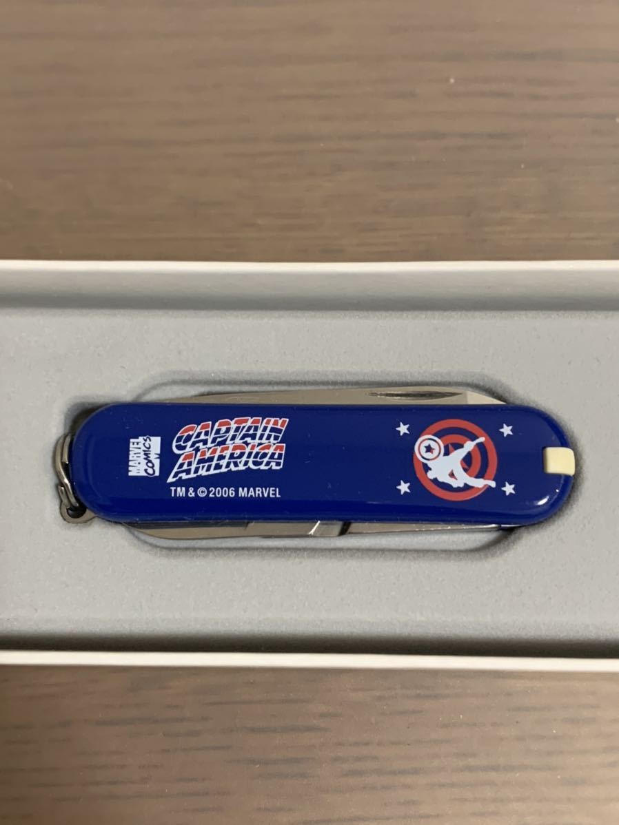 【2022正規激安】 限定 MARVEL マーベル キャプテンアメリカ ビクトリノックス クラシック Victorinox classic コラボ ビクトリノックス 【2022正規激安】 限定 MARVEL マーベル キャプテンアメリカ ビクトリノックス クラシック Victorinox classic コラボ ビクトリノックス