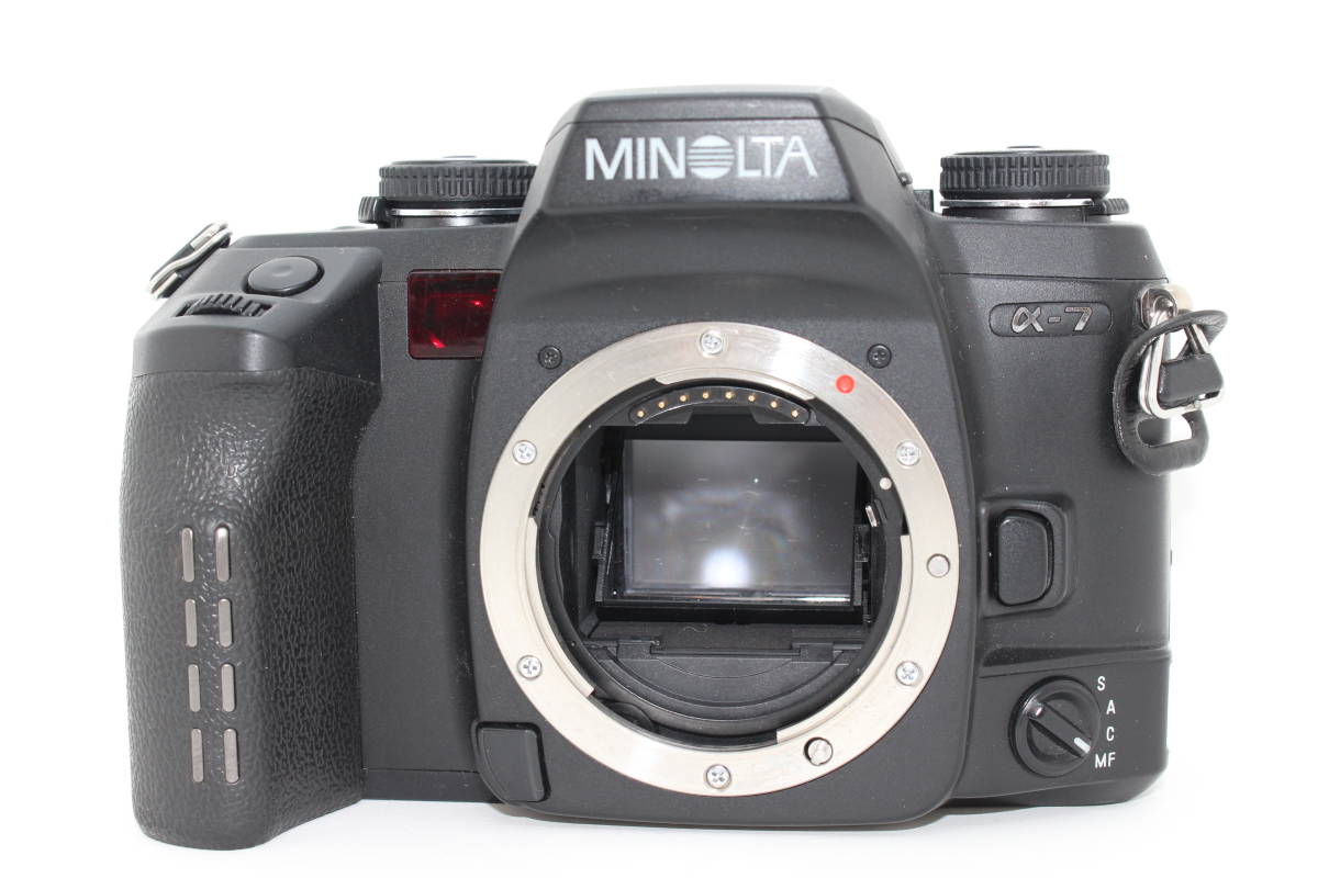 ご予約品】 MINOLTA ミノルタ ☆美品☆ α-7 #11537 ボディ フィルム