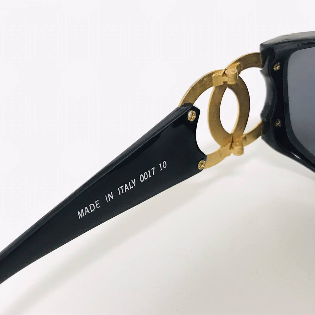16876☆CHANEL シャネル ココマーク サングラス 0017 10 ゴールド金具