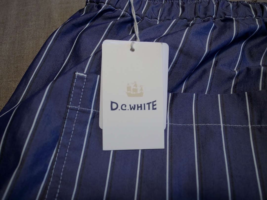 【未使用】D.C.WHITE　STRIPE EASY PANTS　48　ディーシーホワイト　ストライプ　イージー　パンツ　ARBRE/CANDIDUM/D.C.WHITE/M.I.D.A._画像9