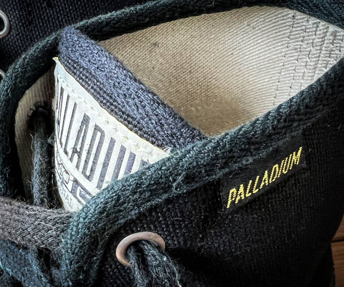 80年代◆PALLADIUM パラディウム◆フランス製 オリジナル◆パンパ ハイカット 黒◆サイズ41◆26.5〜27cm◆極美品◆ヴィンテージ◆ _30年以上前のオリジナル