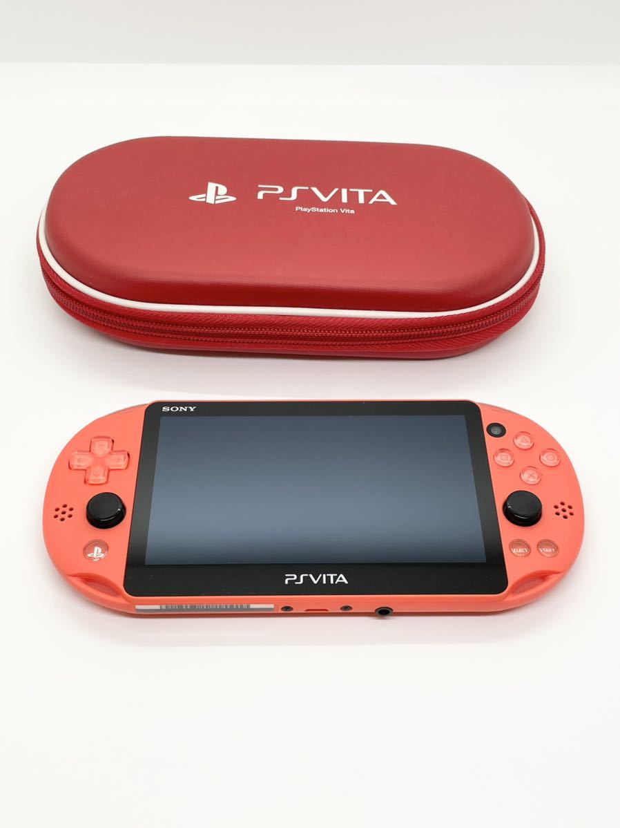 アウトレット大阪  美品 ネオン・オレンジ PCH-2000 PSVITA 携帯用ゲーム本体