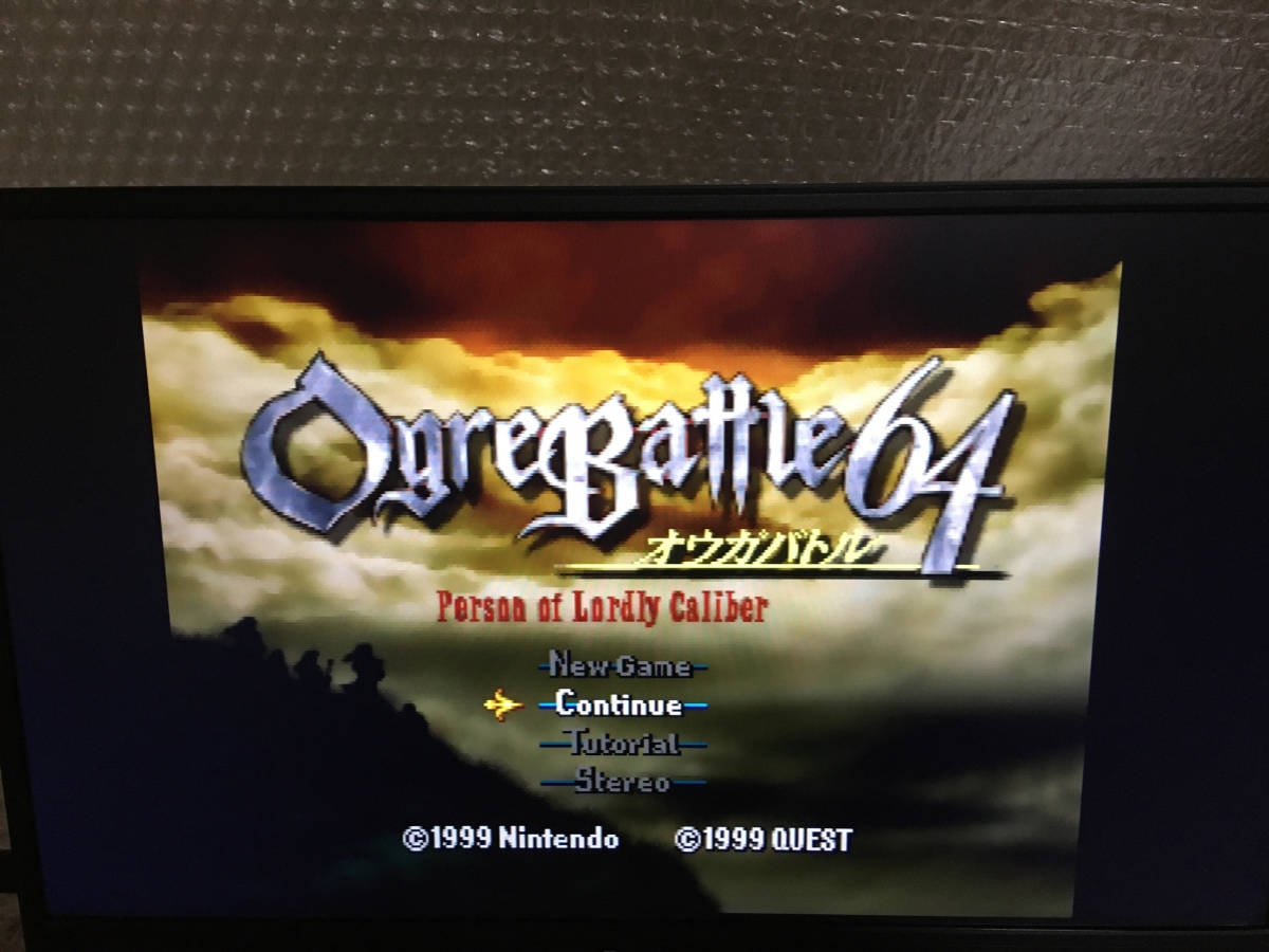 N64 オウガバトル64 Person of Lordly Caliber【起動確認 箱説あり】【OgreBattle64】【NINTENDO 64】【任天堂】【中古】