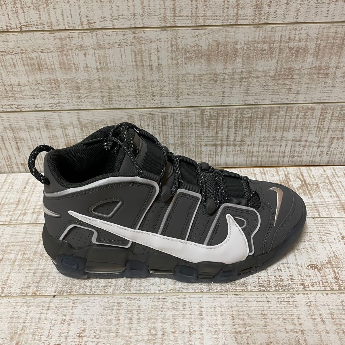 新品】NIKE エアモアアップテンポ モアテン スモークグレー 26.0cm