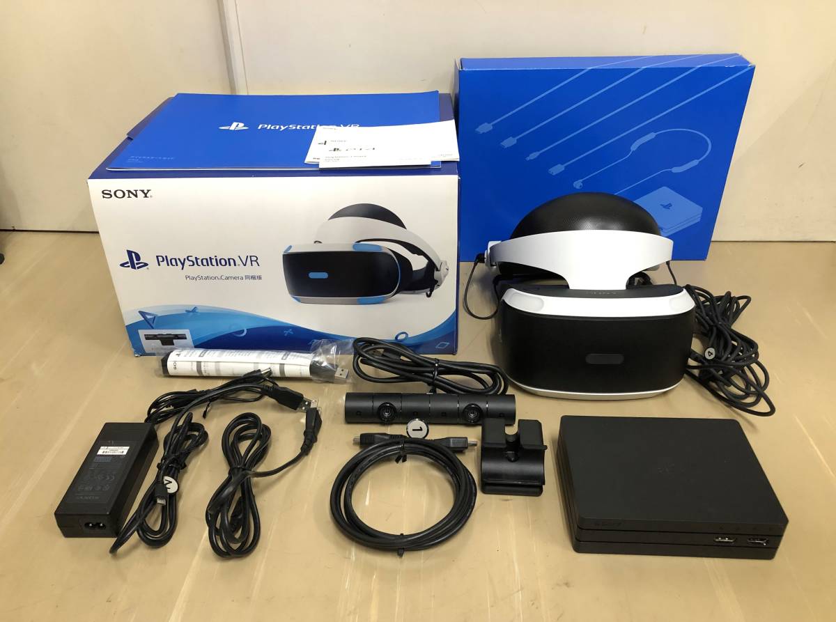 SONY / ソニー PlayStation VR PlayStation Camera 同梱版　PSVR 本体 CUHJ-16003　★412555②　_画像1