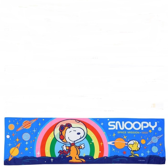 . middle . measures Snoopy cool towel ( Astro no-tsu) cold sensation cooling towel astronaut Woodstock cosmos 