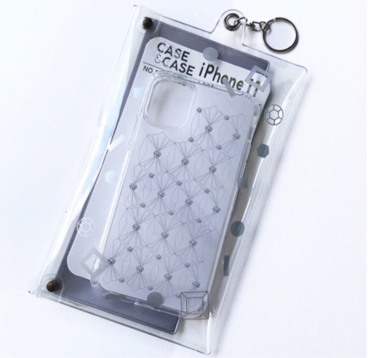 ★処分価格★ iPhone 11 PRO スマホ ケース カバー　ペンケース ホワイト　ダイヤモンド　ガジェット　ポーチ　携帯電話