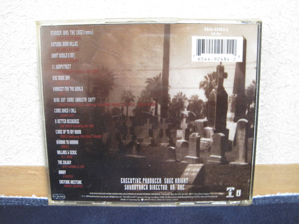【 DR.DRE ICE CUBE SNOOP DOGGY DOGG 他 / MURDER WAS THE CASE 】 輸入盤 12センチ CD アルバム 【 廃盤 希少 レア盤 】の画像2