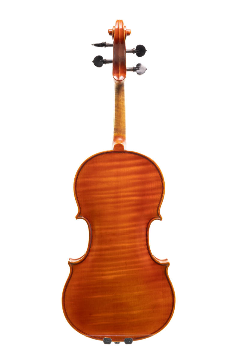 【試奏動画&製作証明書】400万円以上 最終出品 Mario Gadda マリオ ガッダ 1976年 イタリア モダン ヴァイオリン Violin 小提琴 バイオリン_艶やかなオリジナルニスが十分残っています