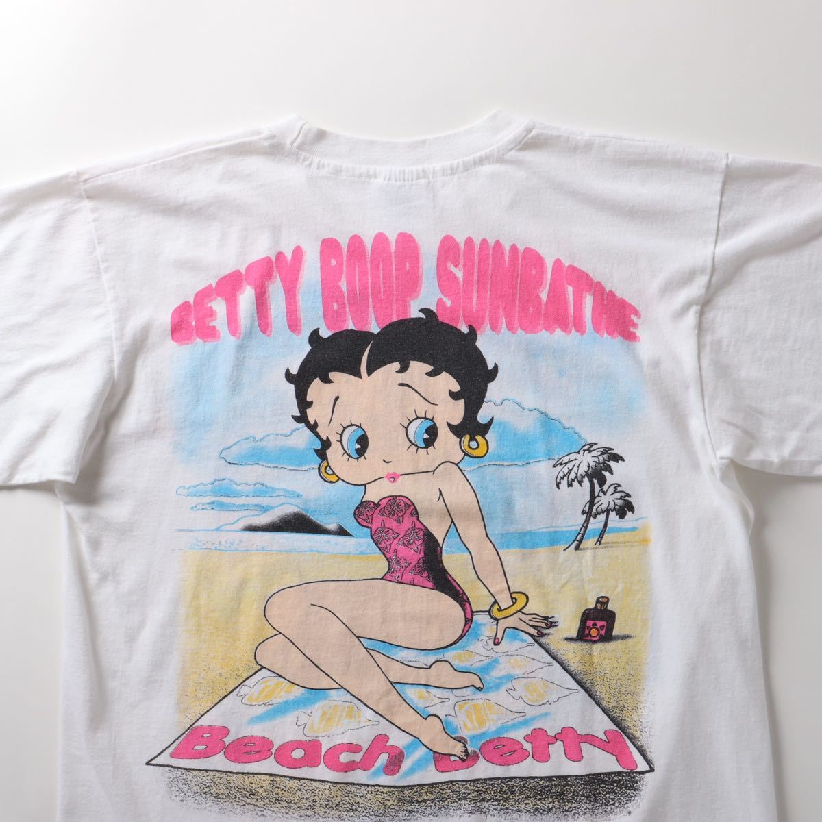 【希少】80's Vintage Tee ベティ ブープ オフィシャル 両面 プリント 半袖 Tシャツ ヴィンテージTシャツ ベティちゃん BETTY  BOOP USA製 L