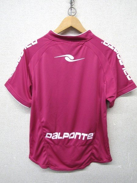V1156：DaLPONTE ダウポンチ プラクティスシャツ 半袖シャツ/ピンク/M サッカーシャツ フットサル スポーツウェア：35_画像3